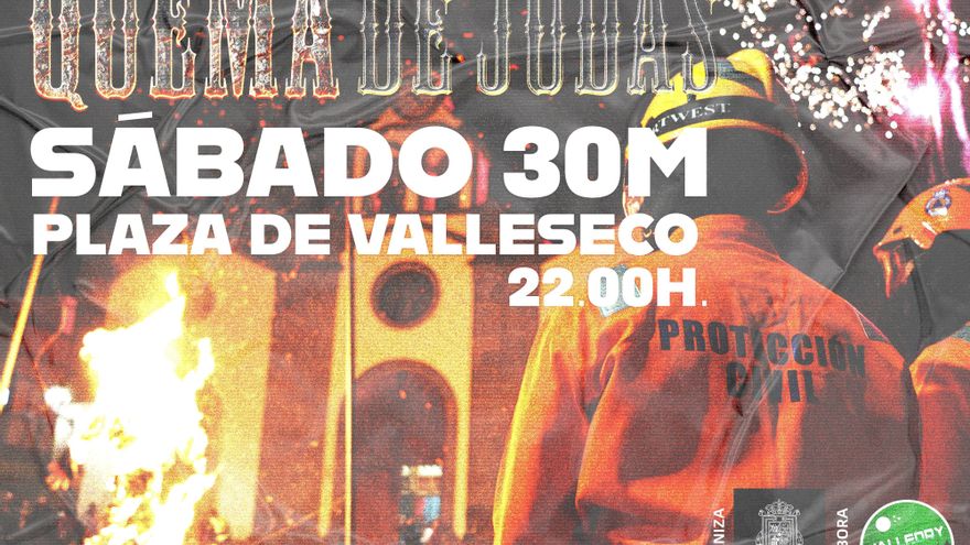 El colectivo arbitral será quemado en el pueblo grancanario de Valleseco en su tradicional Vigilia Pascual