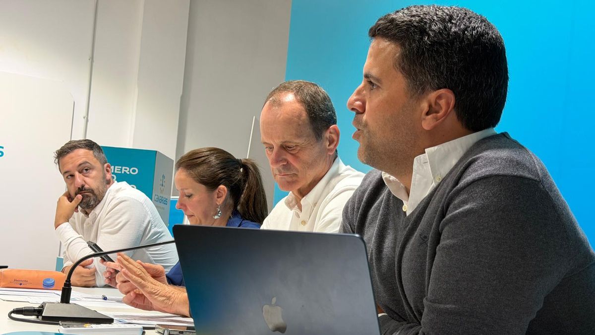 Ejecutiva de Municipalistas Primero Canarias, reunida este martes.