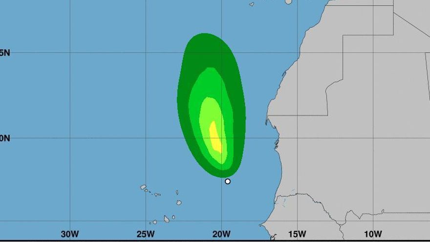 Trayectoria prevista del ciclón tropical Ten