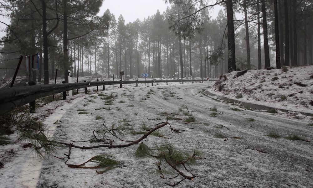 Cumbre grancanaria a jueves, 8 de febrero de 2018.