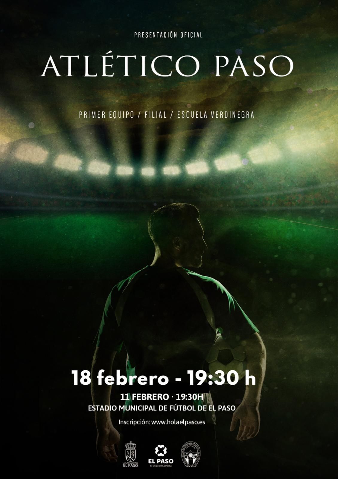Cartel de la presentación oficial.