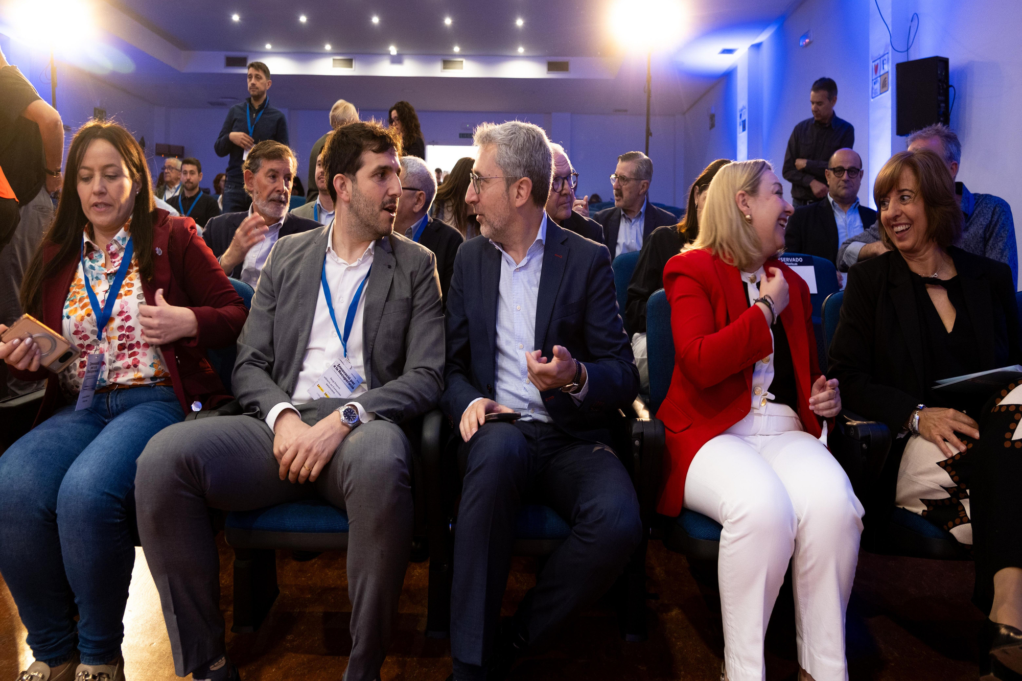 Lorena Silvent, Sergi Pitarch, Arcadi España, Natàlia Enguix y Mercedes Herrero.