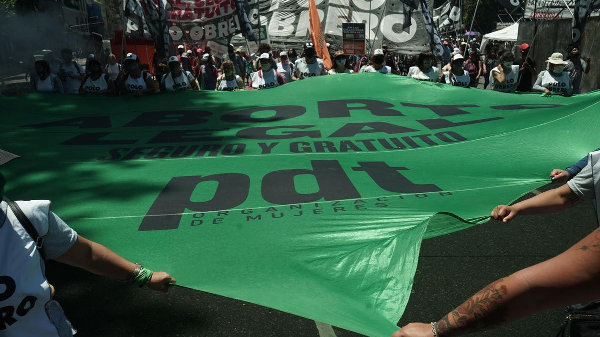 El debate por la ley del aborto se palpita en los alrededores del Congreso