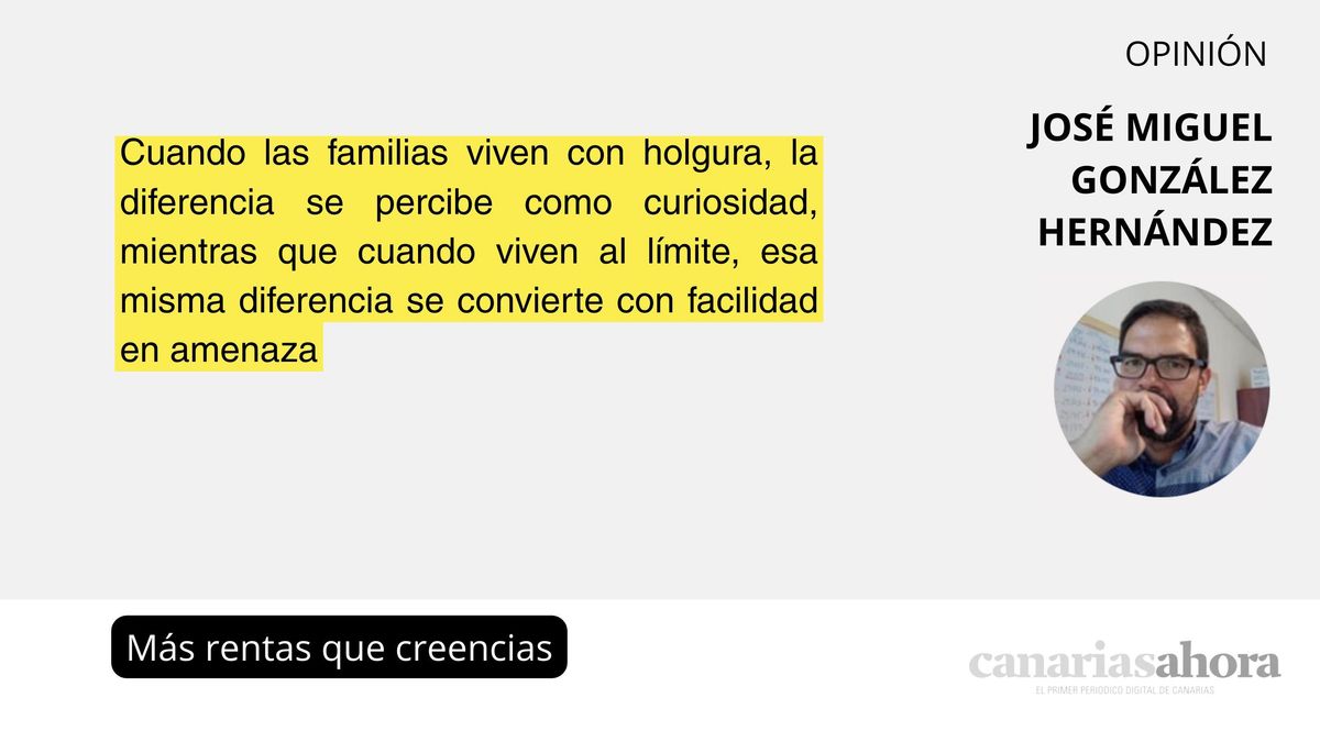 Más rentas que creencias