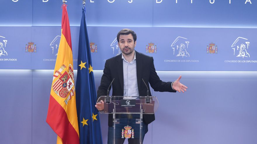 El portavoz de Podemos en el Congreso, Javier Sánchez Serna, a 1 de abril de 2025, en Madrid (España).