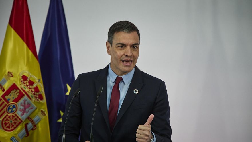 El presidente del Gobierno, Pedro Sánchez