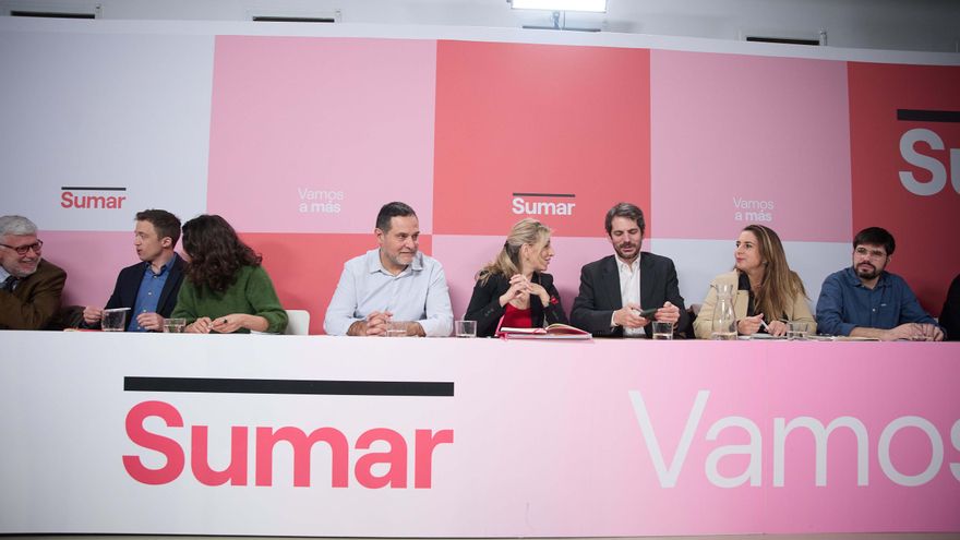 Sumar plantea una estructura con un tercio de la dirección reservada a los partidos políticos