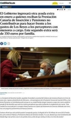 Captura de la noticia falsa que ha circulado por redes este 28 de diciembre.