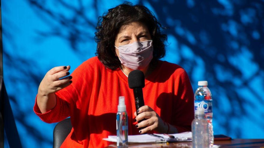 La ministra de salud de la Nación, Carla Vizzotti.