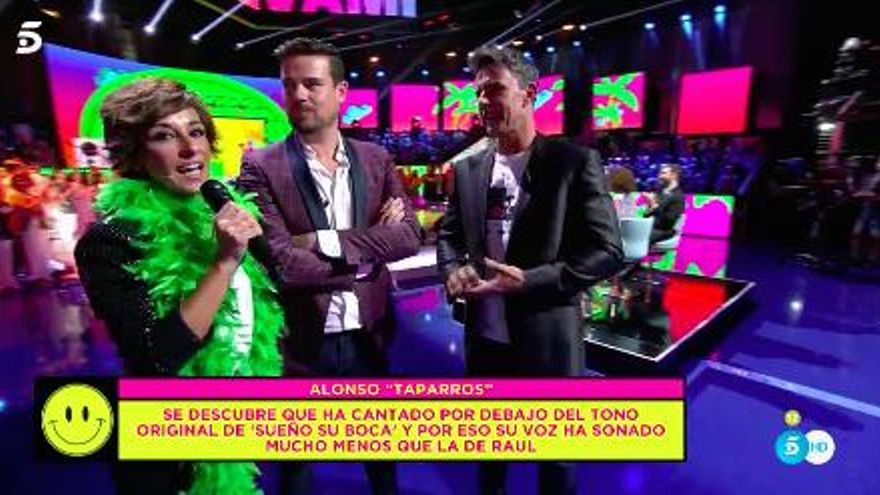 Raúl enfadado con Alonso Caparrós en el 'Mediafest'