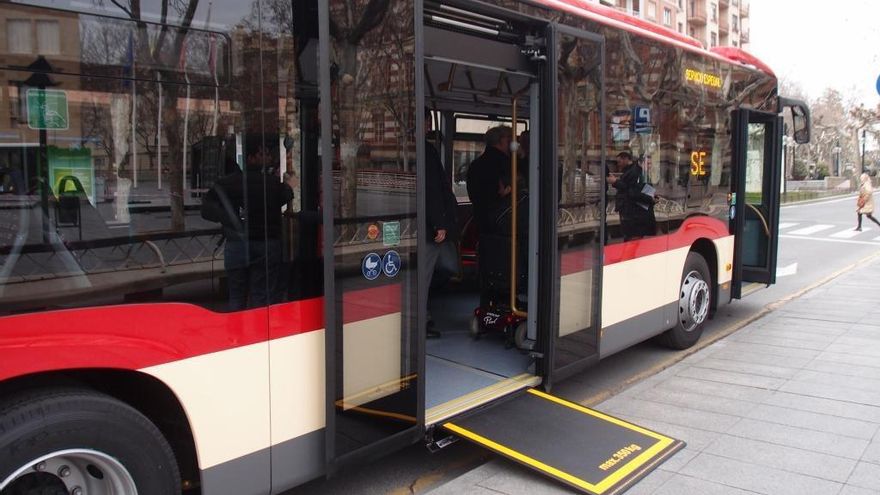 Cambios en siete líneas de autobús urbano de Logroño por la manifestación de este domingo por la tarde