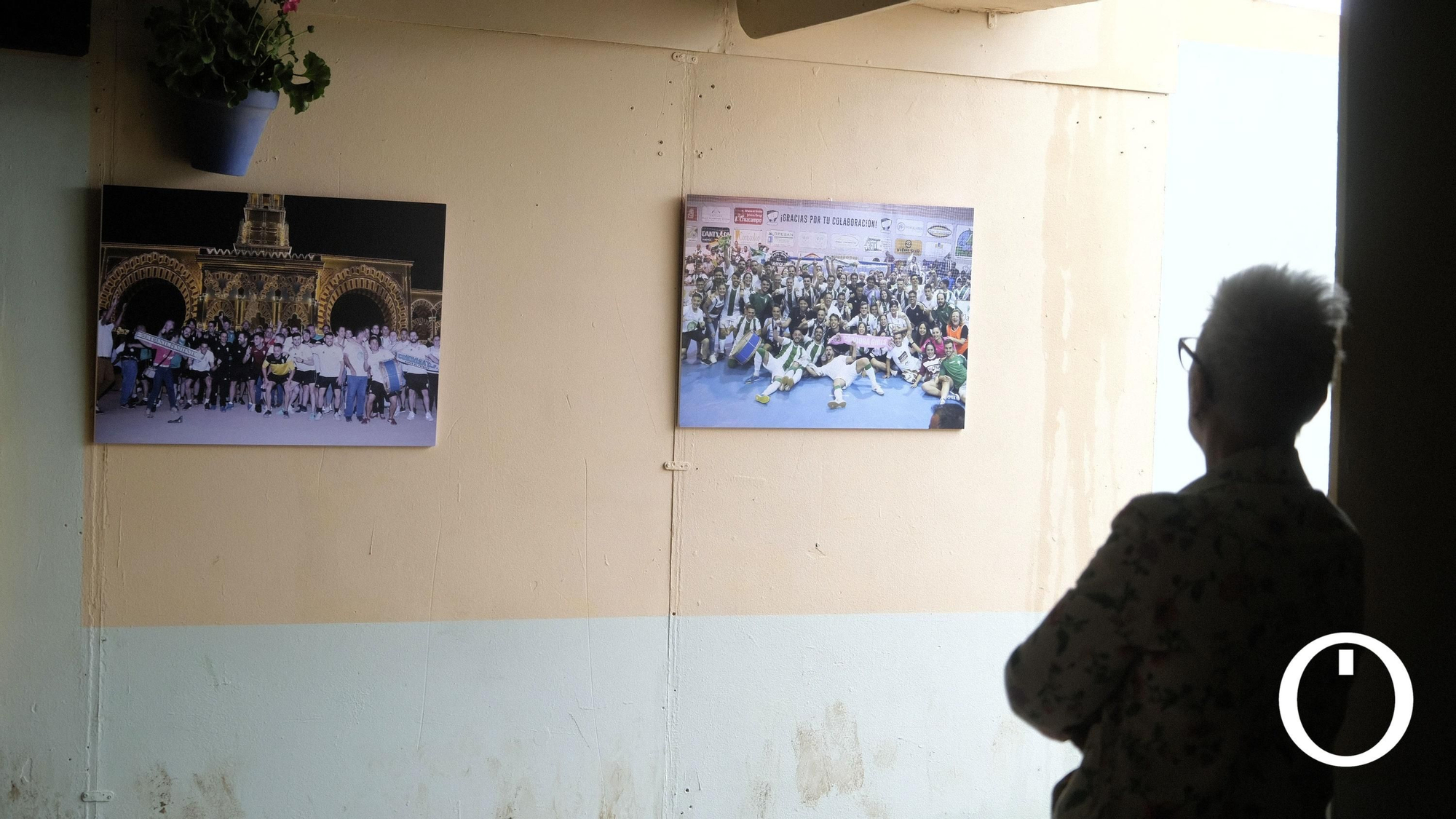 Exposición '10 años del Córdoba Futsal ' en la caseta de las matildes