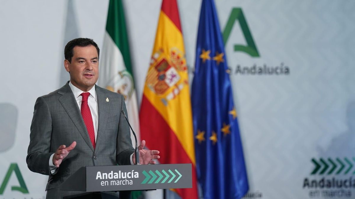 El presidente este lunes en la presentación del Plan Andalucía en Marcha