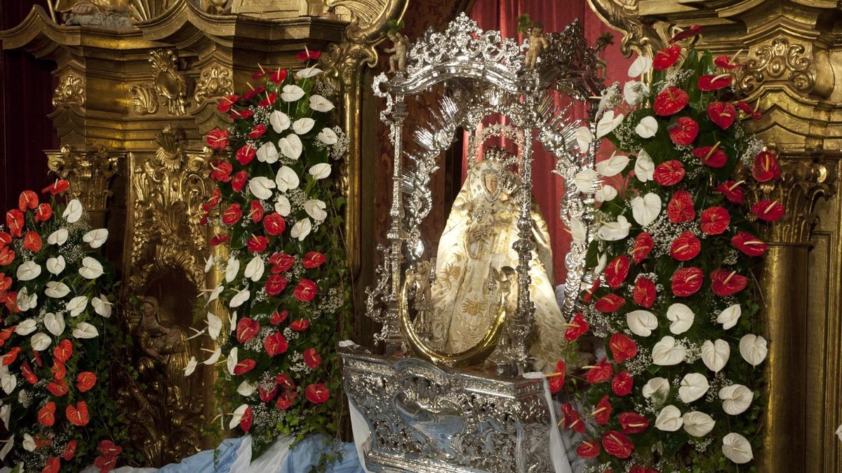 Imagen de la virgen del Pino.
