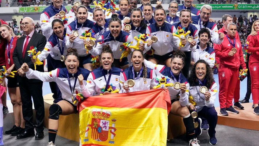 El balonmano femenino da otro oro a Canarias en los Juegos Mediterráneos
