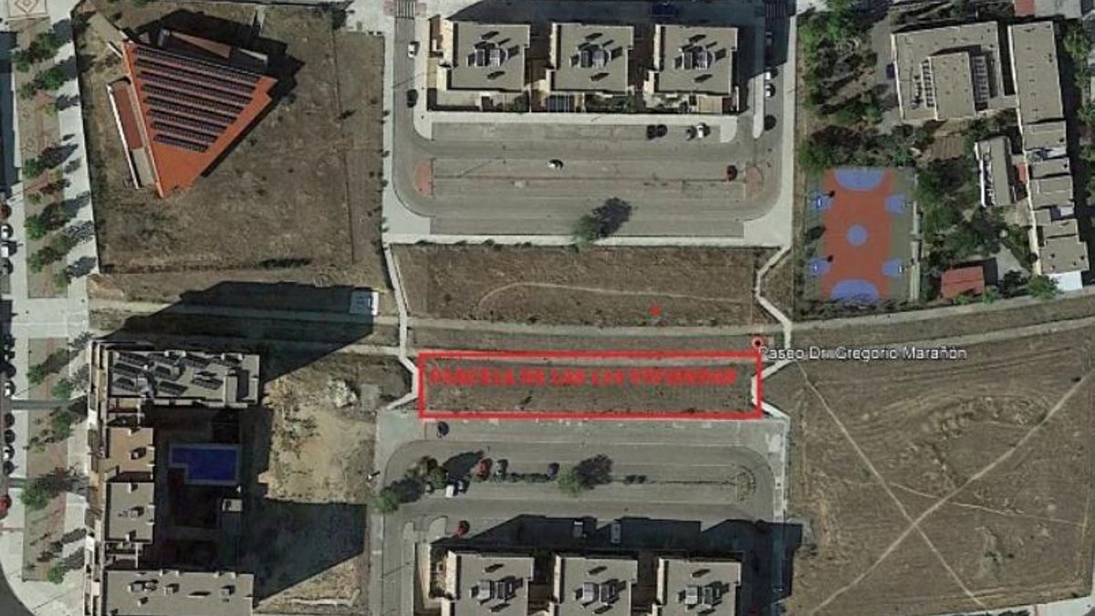 Parcela en el paseo Doctor Gregorio Marañón en el que se ubicarán las 124 viviendas