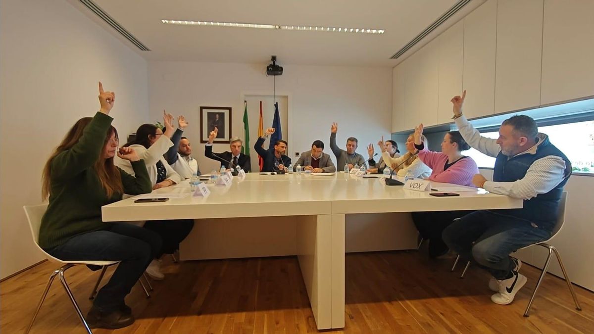 Votación plenaria en Obejo.