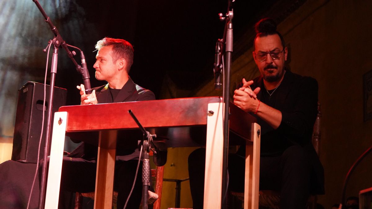 El concierto de Ezequiel Benítez en la Plaza del Potro en la Noche Blanca del Flamenco