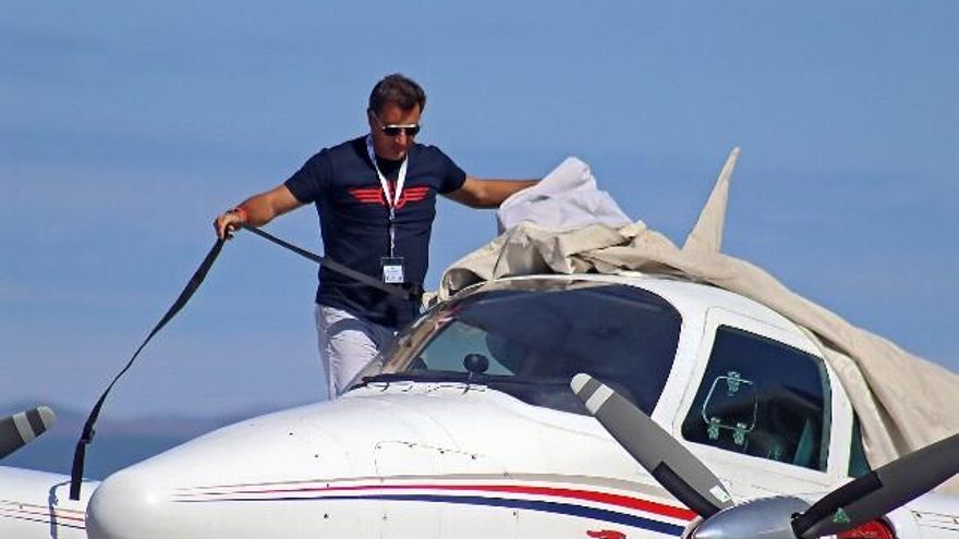 Peio García / ICAL . León acoge una escala del Raid aéreo del centenario de la creación de las cuatro primeras bases aéreas