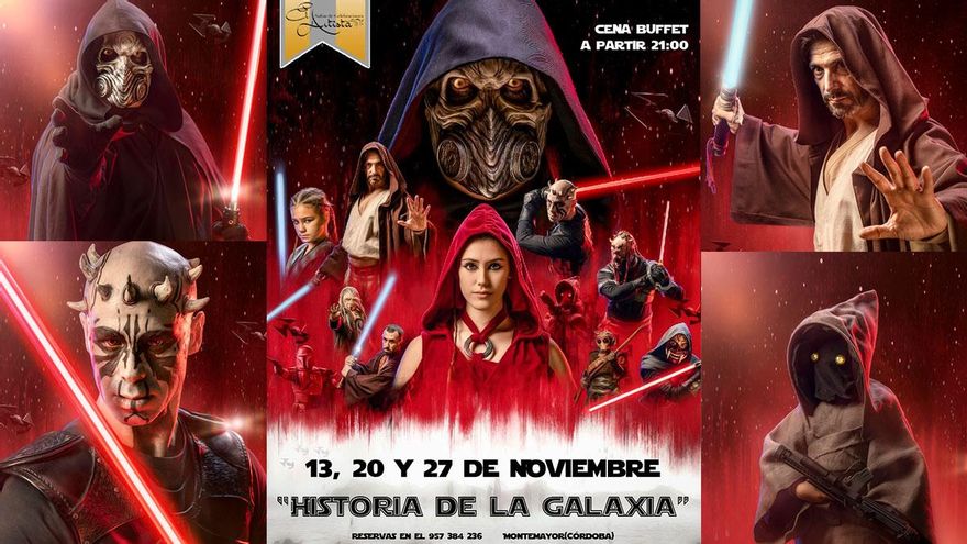 ¿Eres un fan de la galaxia? El Artista prepara cenas especiales repletas de personajes y aventuras