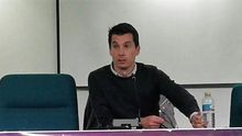 Luis Gonzalo Segura, en uno de los actos que ha protagonizado.