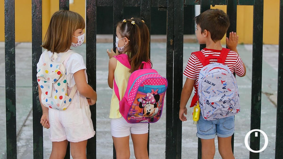 Primer día de colegio en el colegio Cronista Rey Díaz