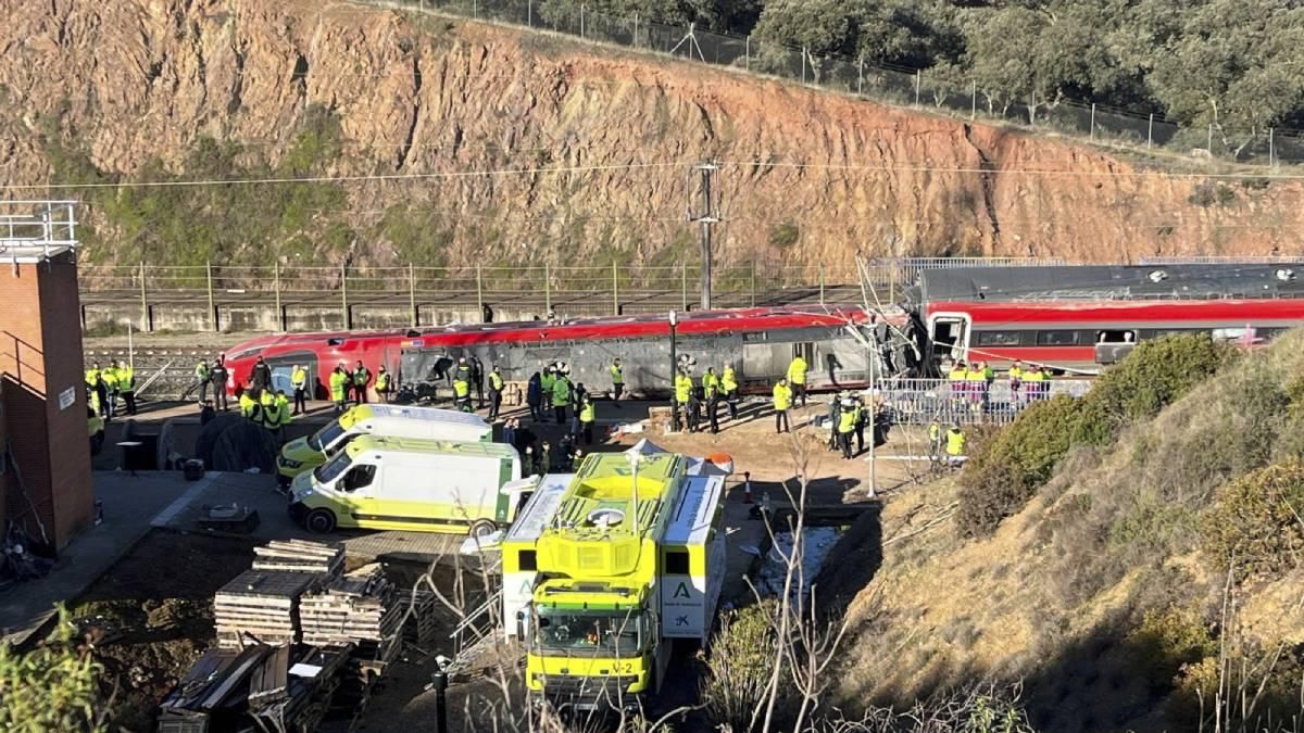 Las imágenes del accidente ferroviario de Adamuz