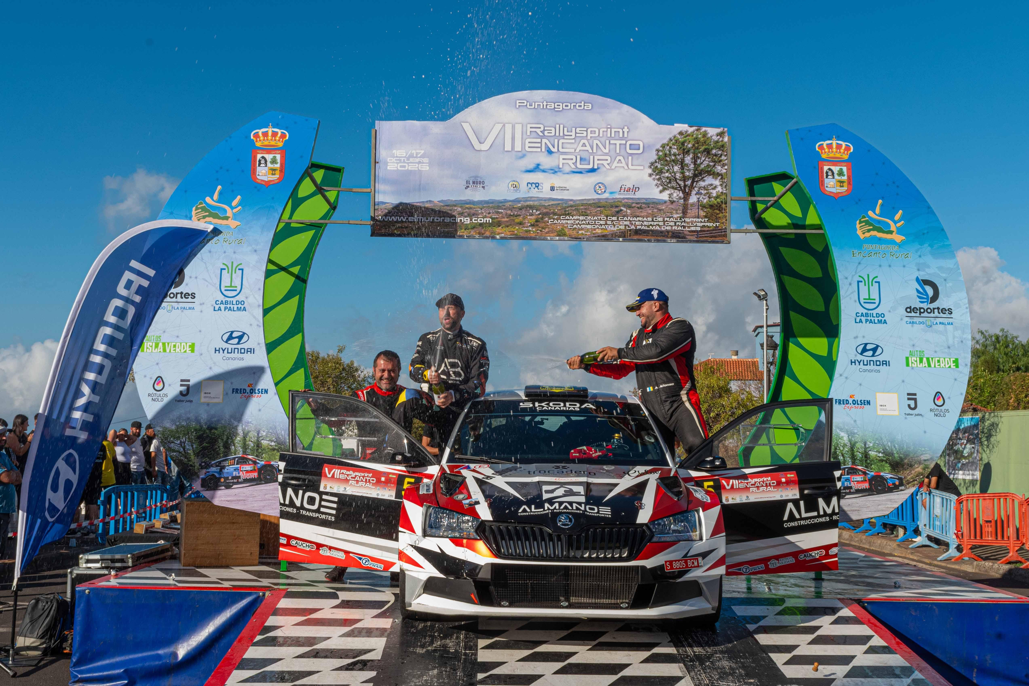 Alejandro Afonso y Ariday Bonilla se imponen en el VII Rallysprint Encanto Rural.