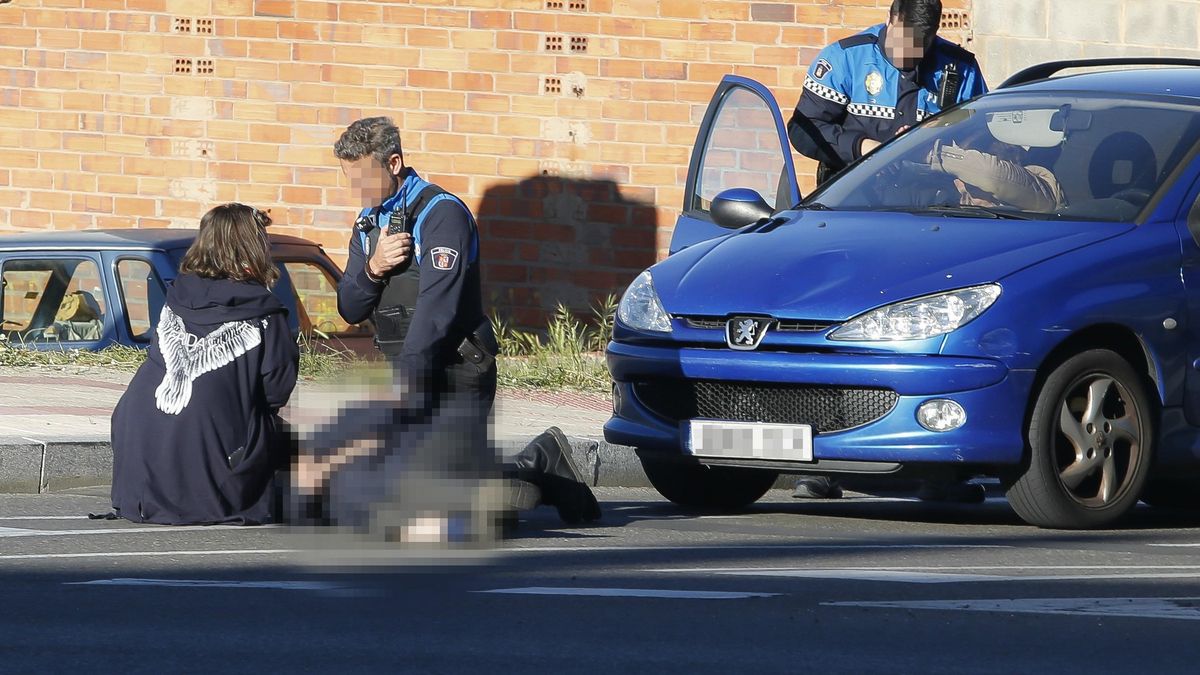 Cuatro accidentes con heridos en menos de veinte horas en las calles de la ciudad de León