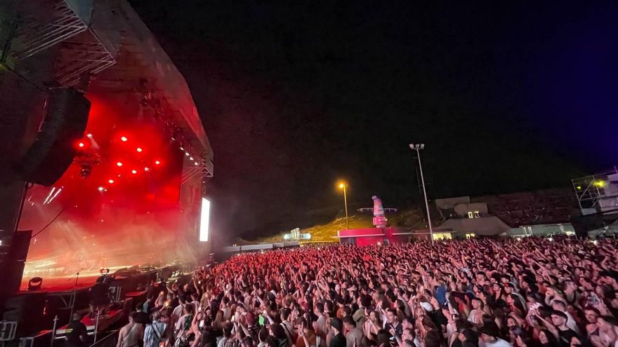 El escenario principal del festival Boombastic en su edición madrileña