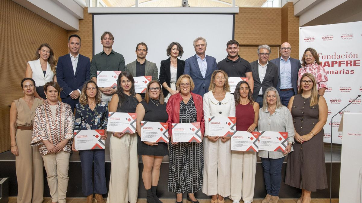 Las diez entidades que reciben las ayudas sociales de Fundación MAPFRE Canarias para 2026.