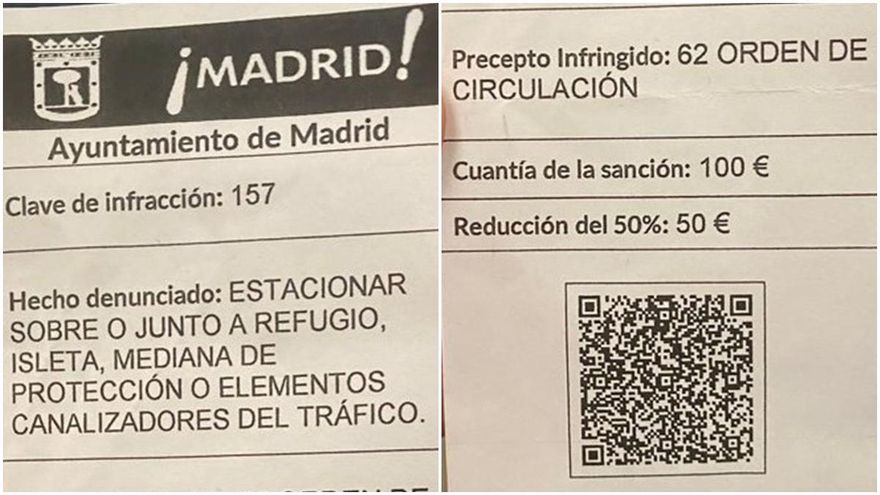 Policía de Madrid alerta de falsas multas de tráfico colocadas en parabrisas de Carabanchel