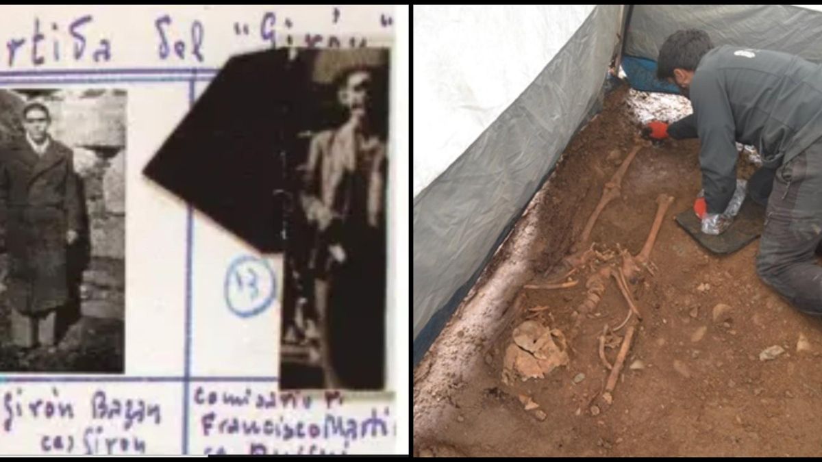 Identifican en una fosa a Manuel Girón, el berciano símbolo de la guerrilla contra Franco "que murió cuatro veces"