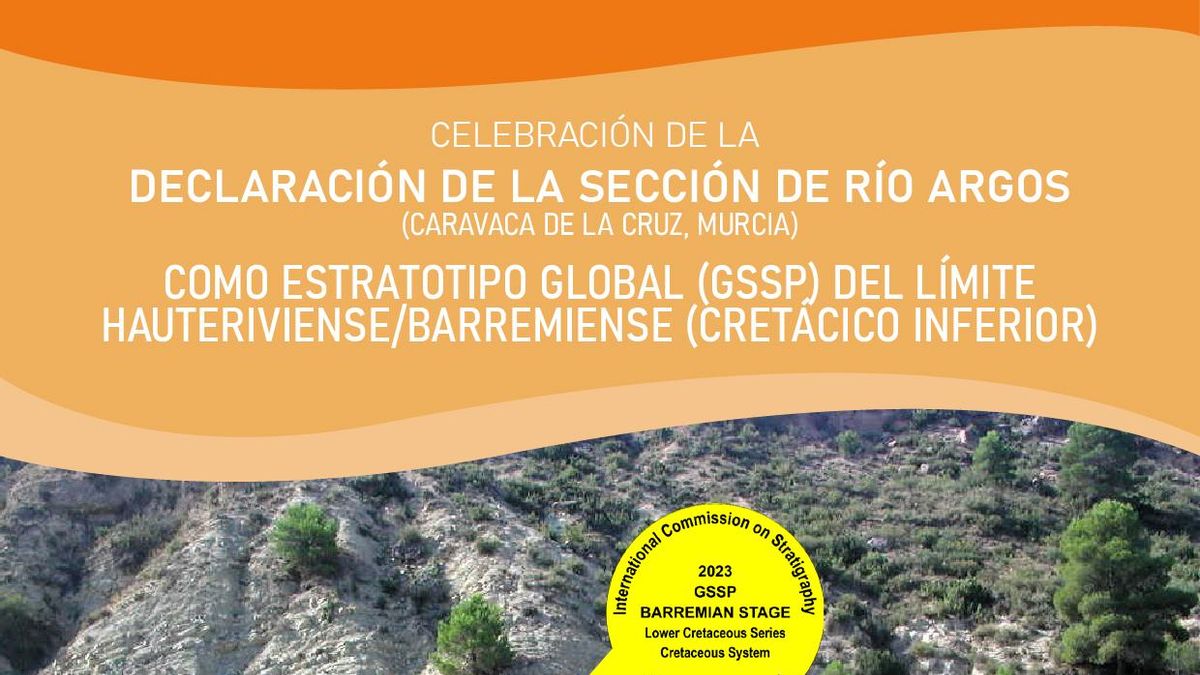 Cartel de la celebración de la declaración de la sección de Río Argos