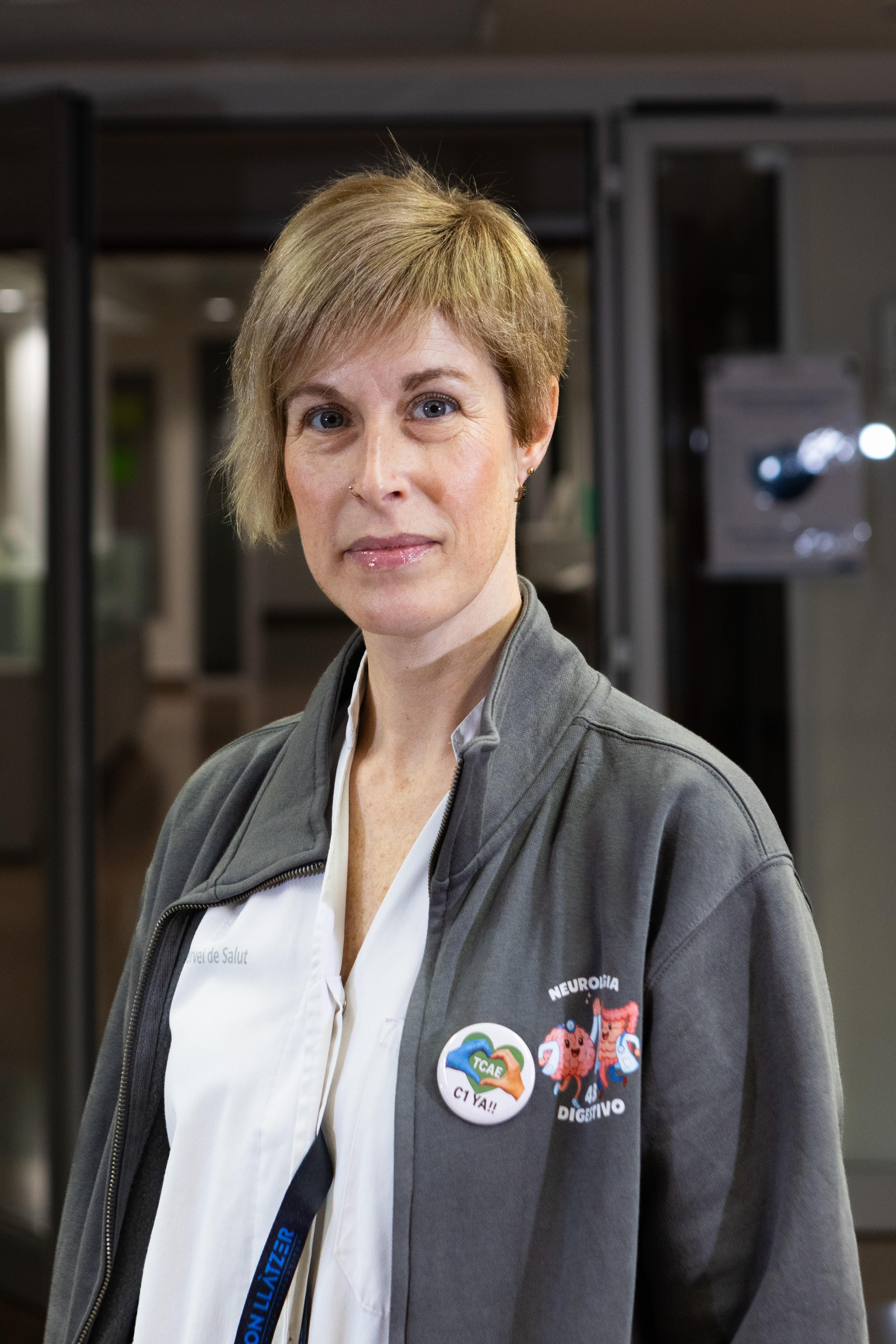 Maribel Bisquerra, auxiliar de cuidados