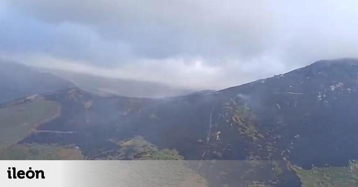 Evolución “positiva” del incendio forestal de Pendilla de Arbas, que baja a nivel 1 de gravedad