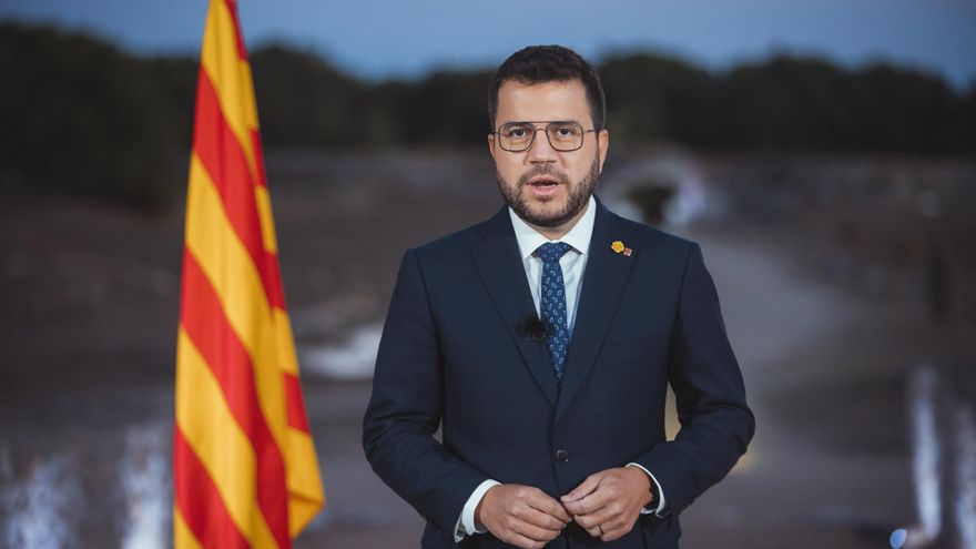 Aragonès, en su discurso de la Diada: "Catalunya volverá a votar, es inevitable"