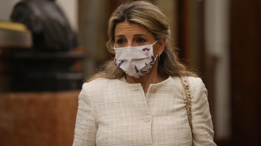 La vicepresidenta segunda y ministra de Trabajo y Economía Social, Yolanda Díaz, en una foto de archivo.