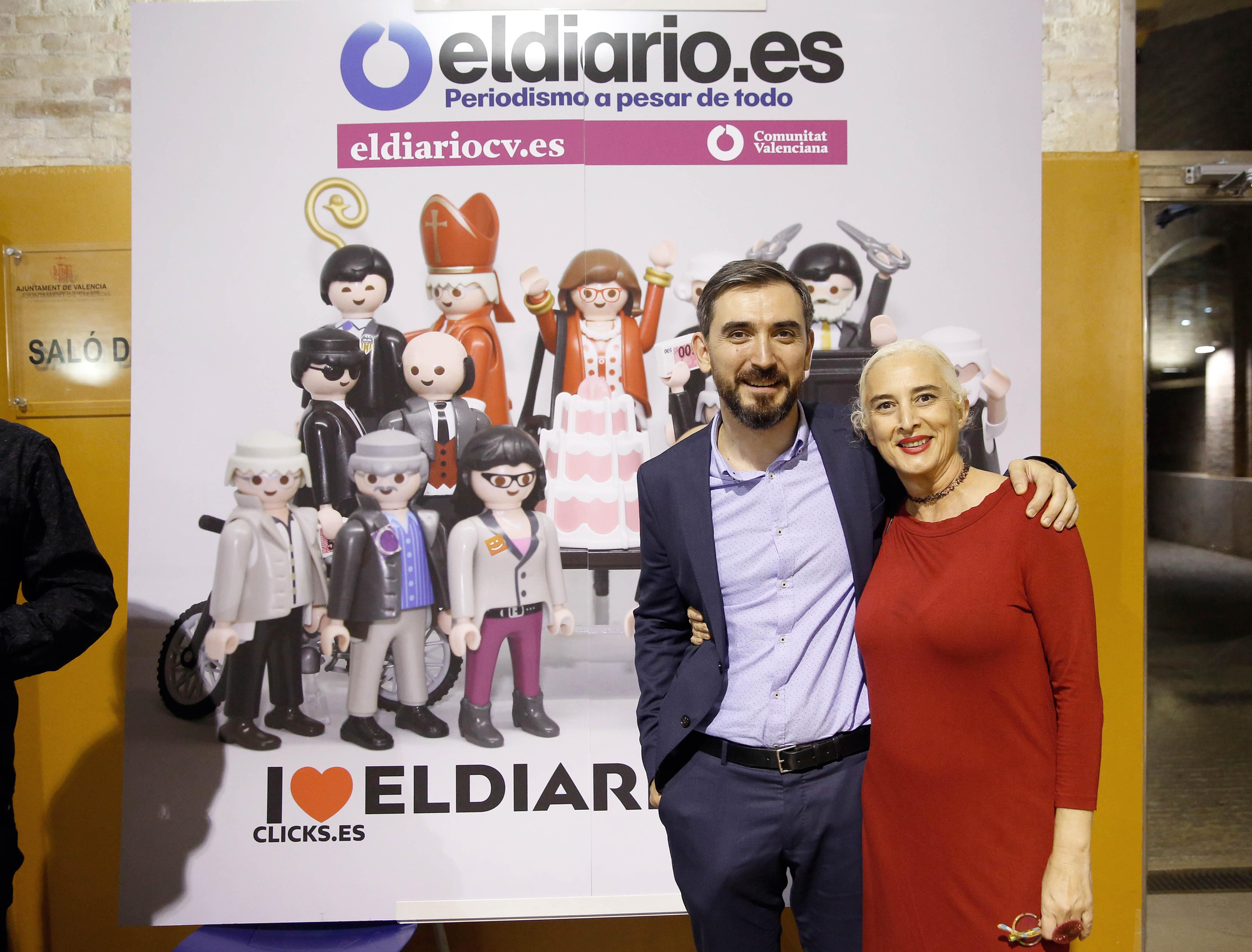 Ignacio Escolar y Mariola Cubells, de La Rambleta.