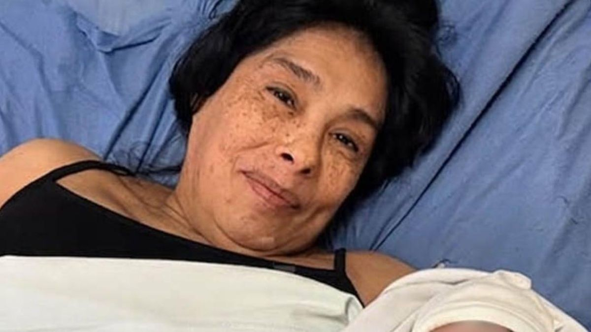 Mabel dio a luz a su primer hijo a los 62 años