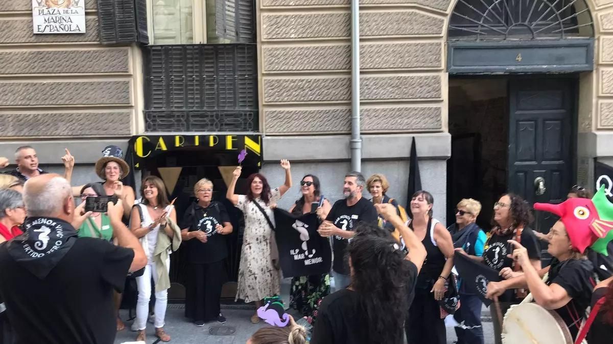 Activistas de la ILP del Mar Menor celebran la aprobación definitiva de la ley en el Senado (archivo)