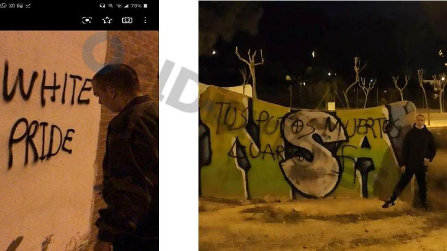 Fotos del atestado policial