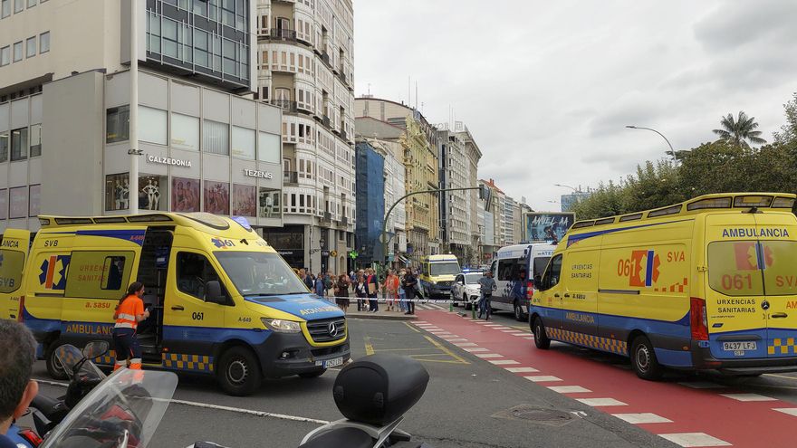 Investigan como intencionado un atropello múltiple que ha dejado seis heridos en A Coruña