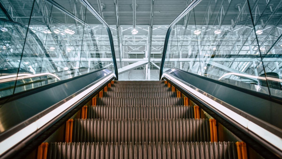 escalera mecánica