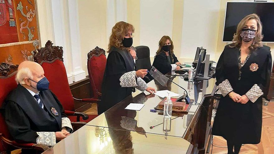 La toma de posesión de María del Mar Gutiérrez en la Audiencia Provincial de León. // ICAL