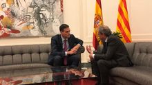 Sánchez y Torra acuerdan buscar una solución política con "amplio apoyo en Catalunya" y con "seguridad jurídica"