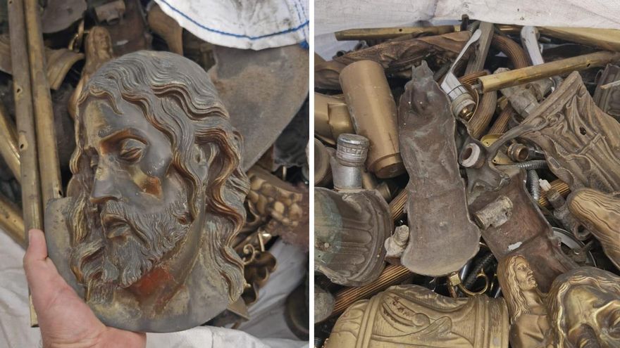 Saqueo en los nichos del cementerio de Torrero, en Zaragoza: la Policía recupera más de una tonelada de objetos robados