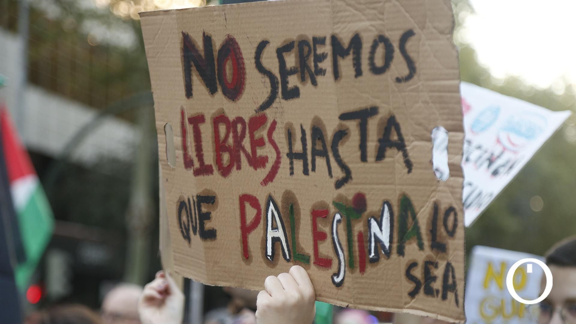 Las imágenes de la masiva manifestación en Córdoba por Palestina