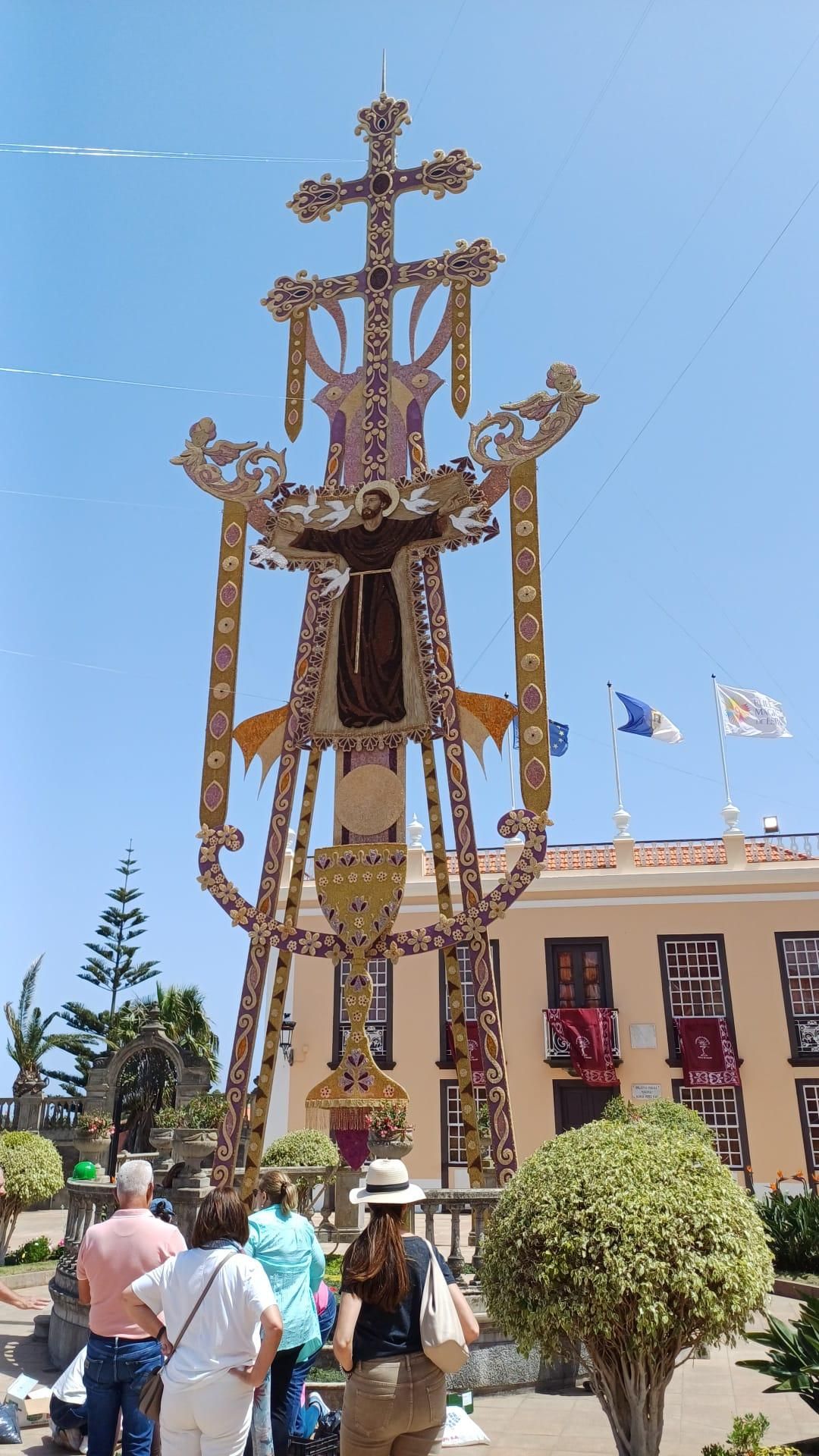 Villa de Mazo muestra su alma artesana en el Corpus.