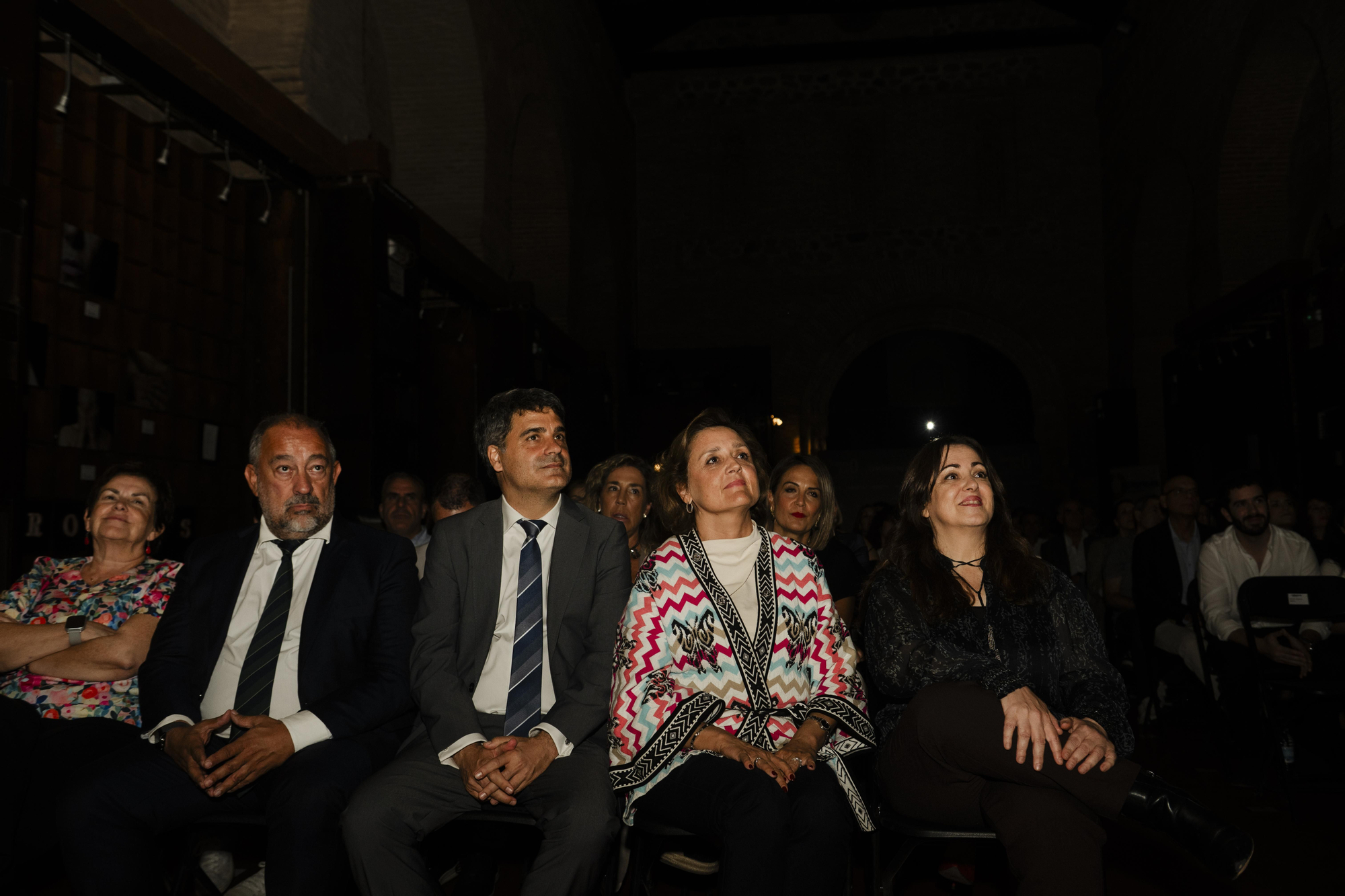 Julián Garde, Juanjo Alcalde, Soledad de Frutos y Carmen Bachiller, durante la gala